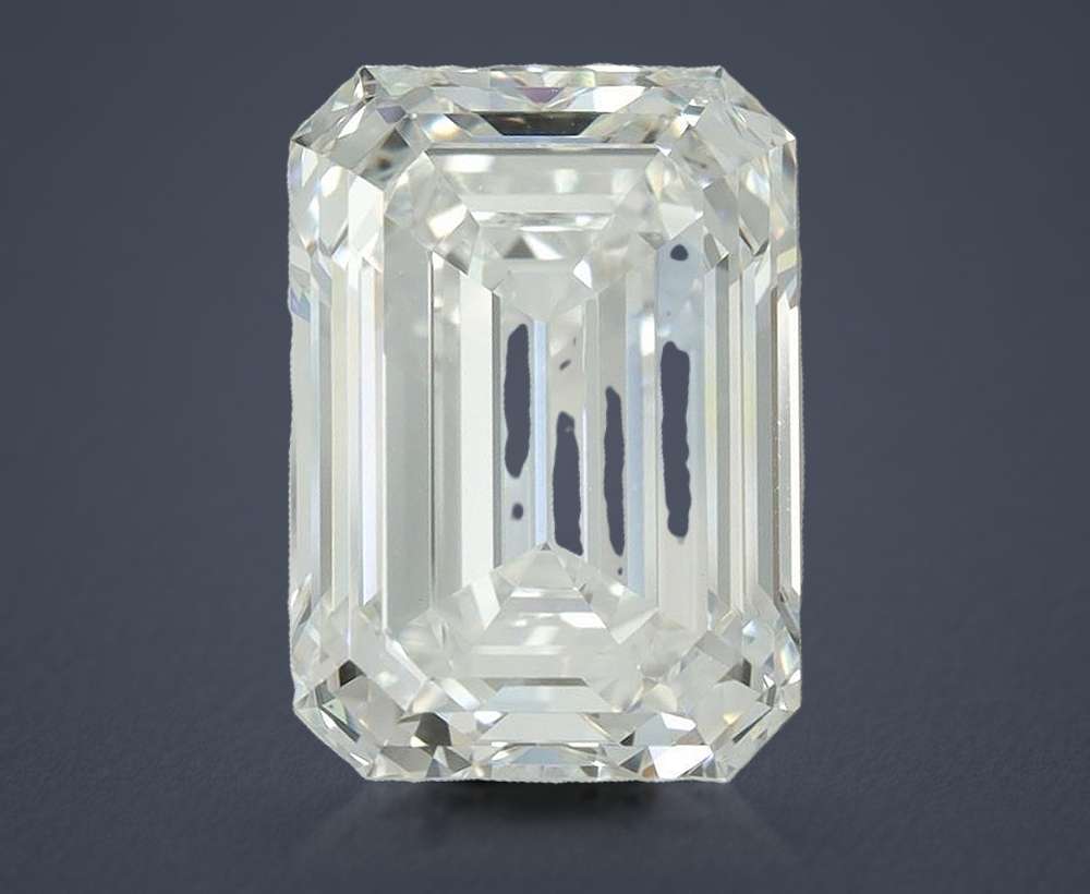 10.07ct F VVS2 Rare Carat Ideal Cut Emerald Lab Grown Diamond