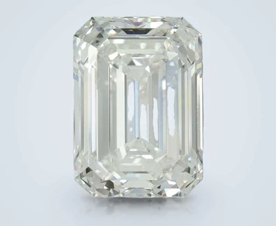 10.07ct F VVS2 Rare Carat Ideal Cut Emerald Lab Grown Diamond