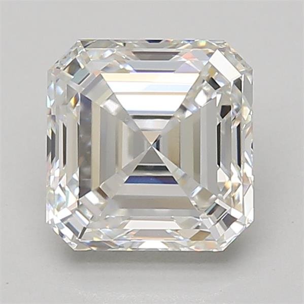 2.51ct D VVS2 Excellent Cut Asscher Lab Grown Diamond