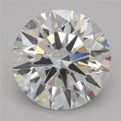 4.03ct F VS1 Rare Carat Ideal Cut Round Lab Grown Diamond