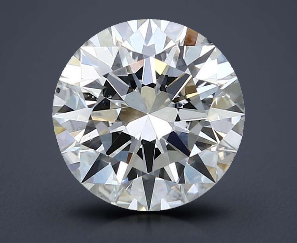 3.01ct F VS2 Excellent Cut Round Lab Grown Diamond