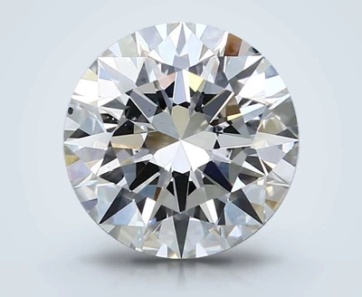 3.01ct F VS2 Excellent Cut Round Lab Grown Diamond