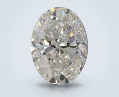 5.09ct F VVS2 Rare Carat Ideal Cut Oval Lab Grown Diamond