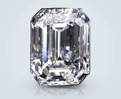 8.41ct D FL Rare Carat Ideal Cut Emerald Diamond