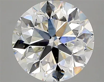 4.02ct H SI2 Very Good Cut Round Diamond