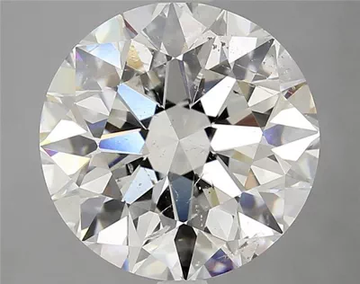 4.28ct H SI2 Rare Carat Ideal Cut Round Diamond