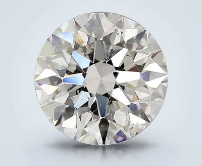 4.28ct H SI2 Rare Carat Ideal Cut Round Diamond