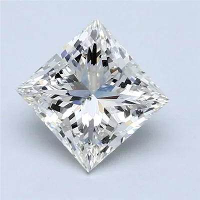 2.01ct J SI2 Rare Carat Ideal Cut Princess Diamond