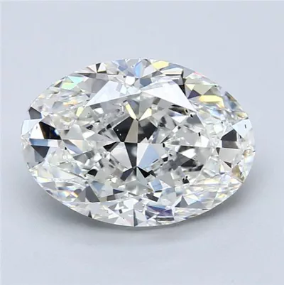 4.01ct G SI2 Very Good Cut Oval Diamond
