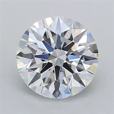 2.01ct D VS2 Excellent Cut Round Lab Grown Diamond