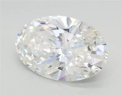 3.01ct E VS1 Rare Carat Ideal Cut Oval Lab Grown Diamond