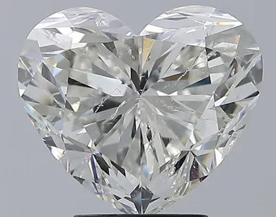 4.01ct H SI2 Rare Carat Ideal Cut Heart Diamond