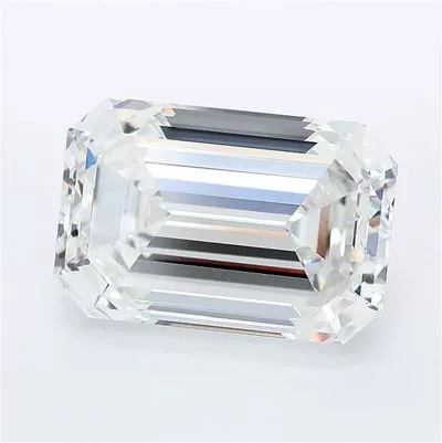 7.04ct F VVS2 Excellent Cut Emerald Lab Grown Diamond
