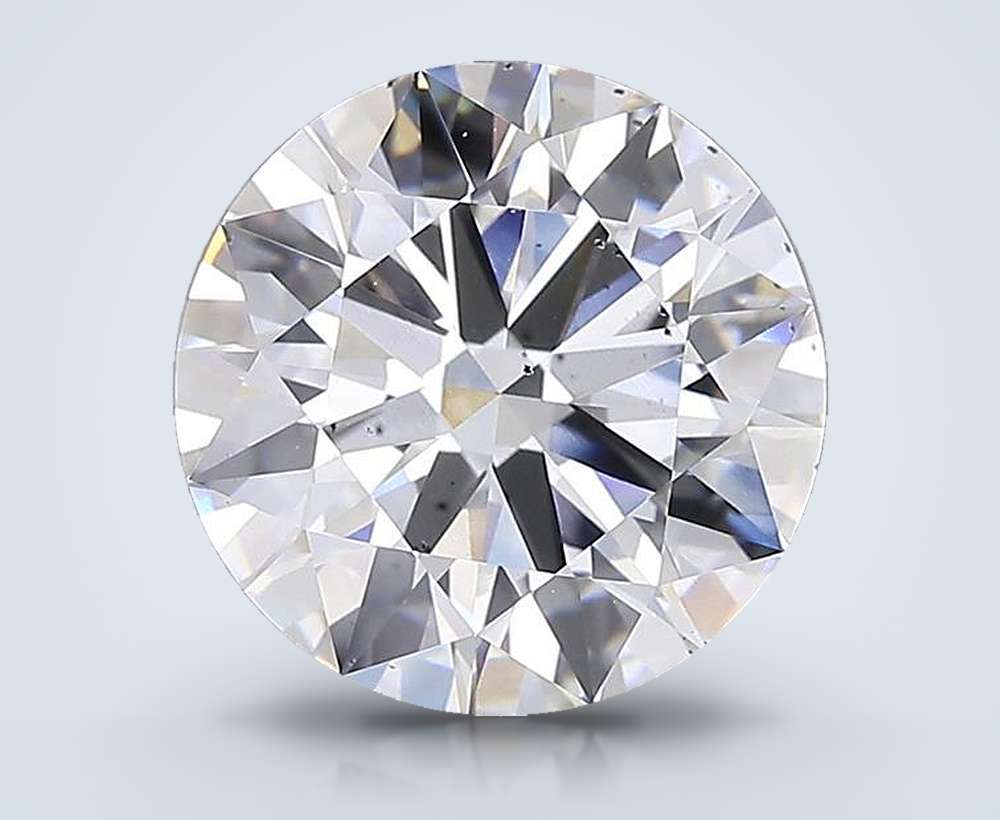 8.07ct F SI1 Rare Carat Ideal Cut Round Lab Grown Diamond