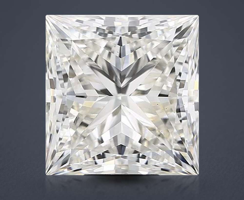 9.04ct H VS2 Rare Carat Ideal Cut Princess Lab Grown Diamond