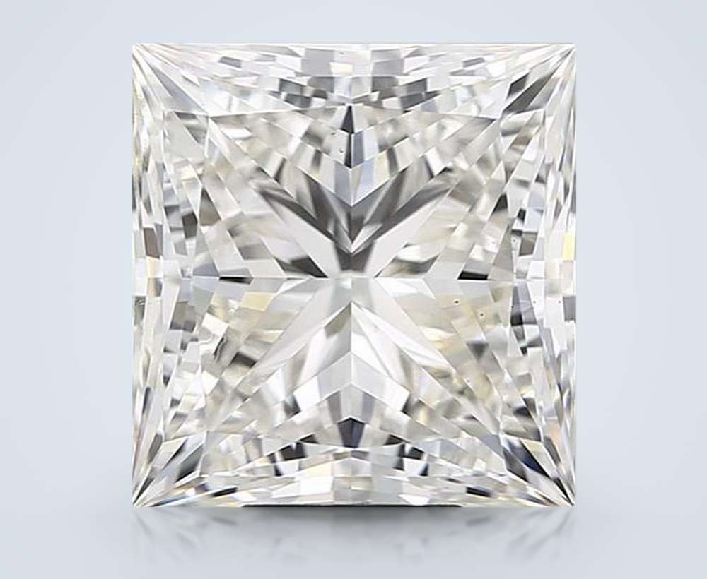 9.04ct H VS2 Rare Carat Ideal Cut Princess Lab Grown Diamond
