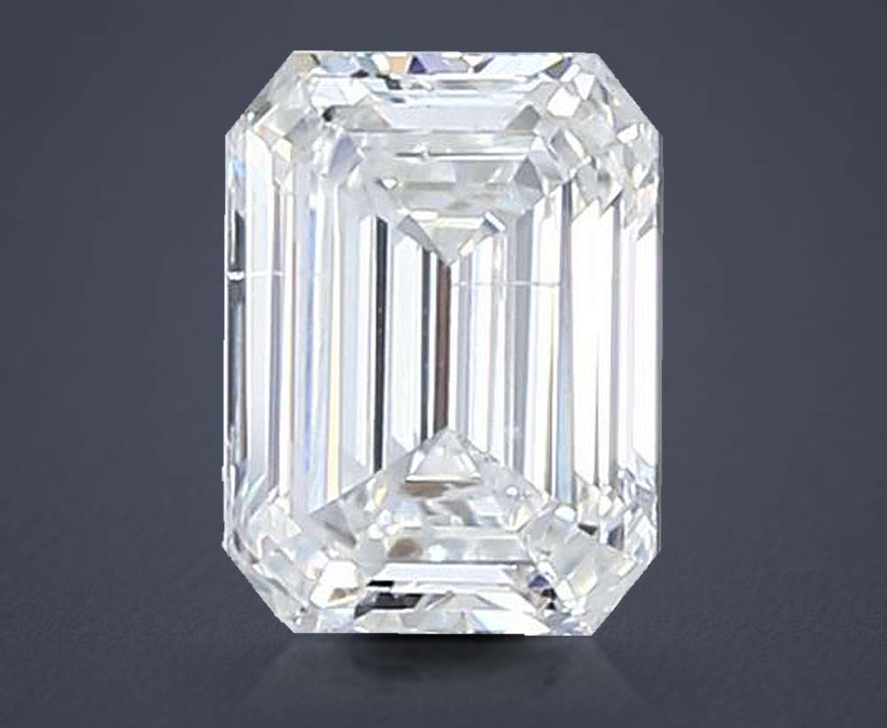 0.90ct G SI2 Very Good Cut Emerald Diamond