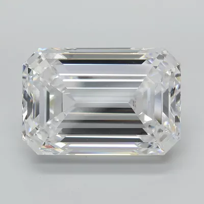 27.52ct E VS1 Rare Carat Ideal Cut Emerald Lab Grown Diamond
