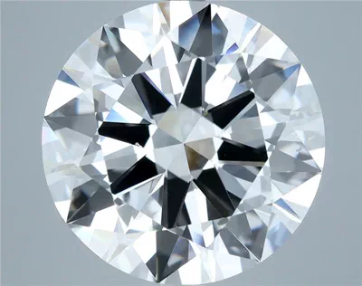 10.02ct F SI1 Rare Carat Ideal Cut Round Diamond