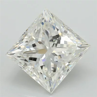 5.07ct F VS1 Rare Carat Ideal Cut Princess Lab Grown Diamond