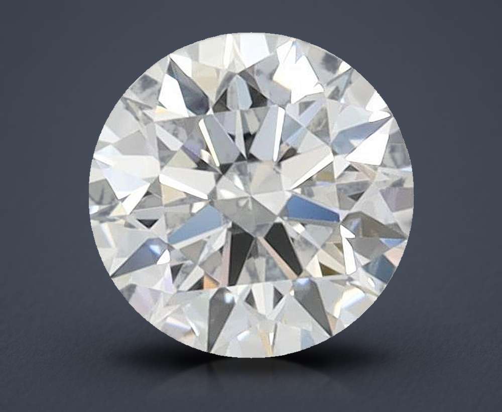0.53ct D FL Rare Carat Ideal Cut Round Lab Grown Diamond