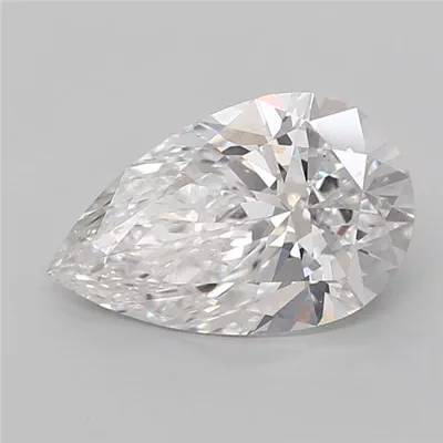 2.57ct E VS1 Rare Carat Ideal Cut Pear Lab Grown Diamond