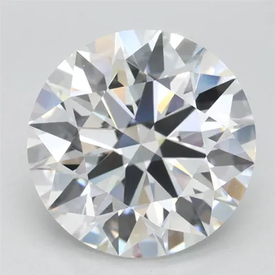 3.13ct D FL Rare Carat Ideal Cut Round Lab Grown Diamond