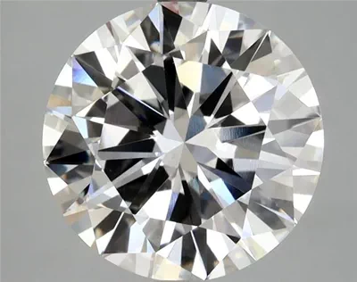 3.06ct F SI1 Rare Carat Ideal Cut Round Lab Grown Diamond