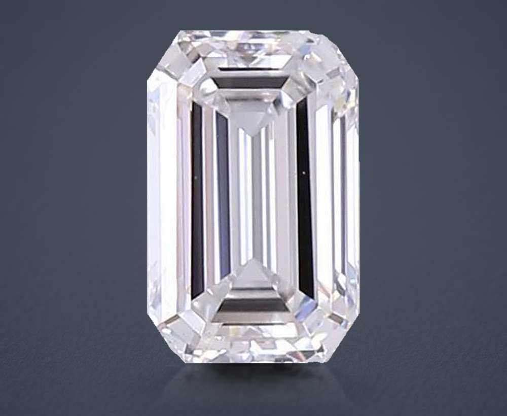 1.19ct E VS1 Rare Carat Ideal Cut Emerald Lab Grown Diamond