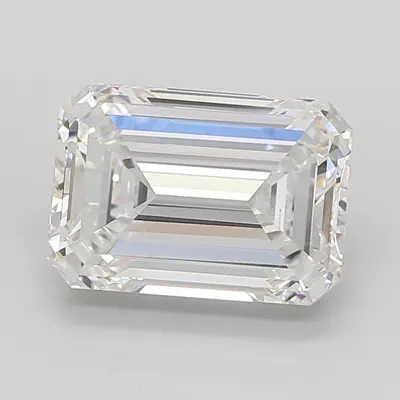 10.05ct F VS1 Rare Carat Ideal Cut Emerald Lab Grown Diamond