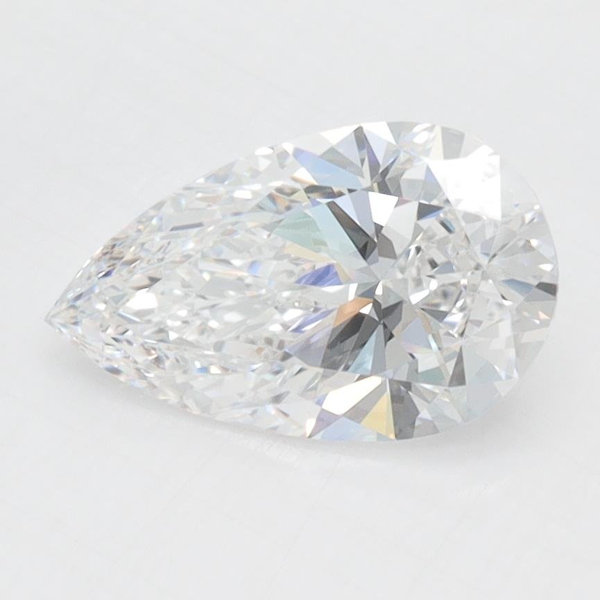 1.51ct D VVS2 Rare Carat Ideal Cut Pear Lab Grown Diamond