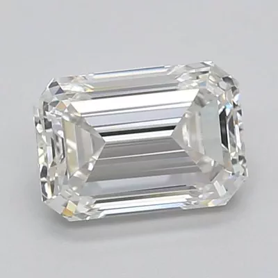 1.54ct F VVS2 Very Good Cut Emerald Lab Grown Diamond