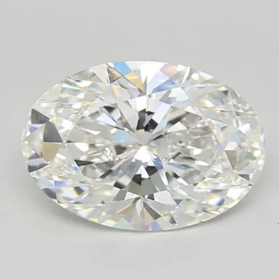 4.07ct E VS1 Rare Carat Ideal Cut Oval Lab Grown Diamond