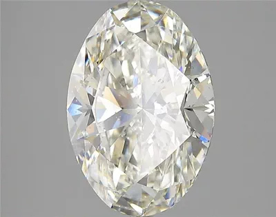 4.02ct J SI2 Rare Carat Ideal Cut Oval Diamond