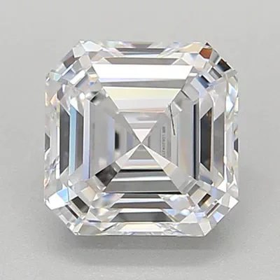 1.56ct D SI1 Rare Carat Ideal Cut Asscher Lab Grown Diamond