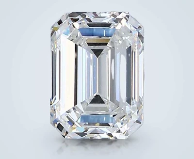 1.54ct G VVS1 Rare Carat Ideal Cut Emerald Diamond