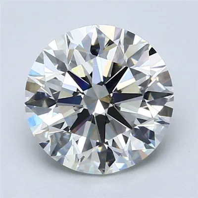 2.70ct I VS2 Rare Carat Ideal Cut Round Diamond