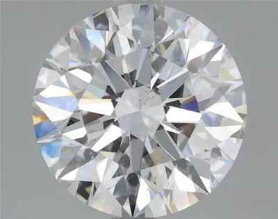 2.85ct D SI2 Rare Carat Ideal Cut Round Diamond