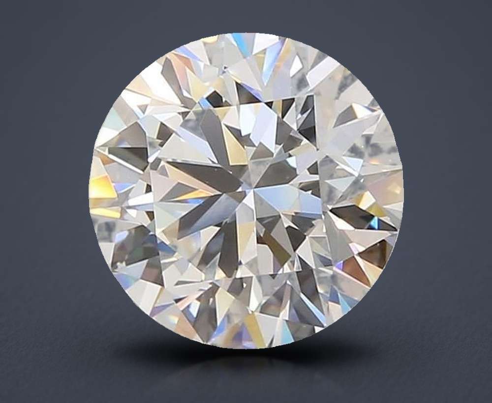 3.56ct F VVS2 Rare Carat Ideal Cut Round Lab Grown Diamond