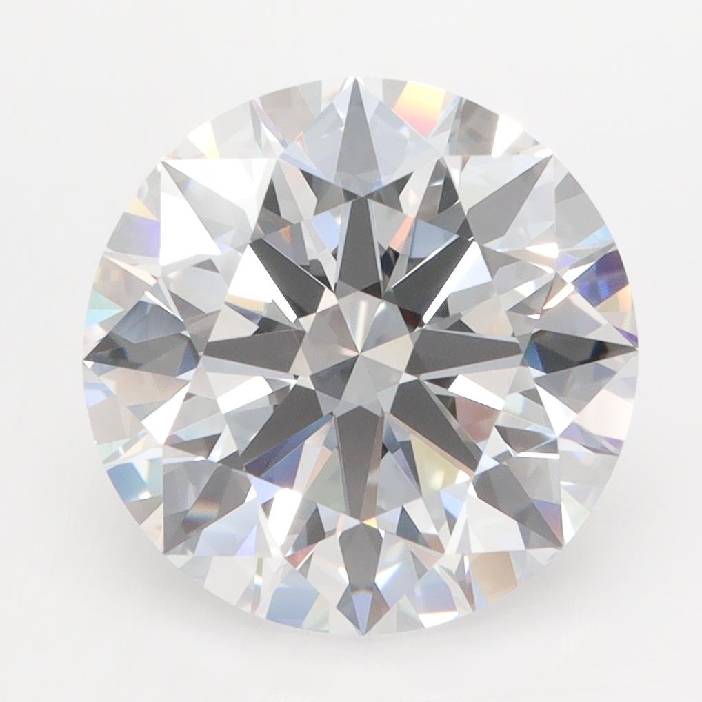 5.08ct D FL Rare Carat Ideal Cut Round Lab Grown Diamond