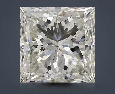 2.52ct J SI2 Rare Carat Ideal Cut Princess Diamond