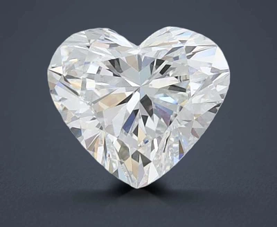 1.04ct D VVS1 Rare Carat Ideal Cut Heart Lab Grown Diamond
