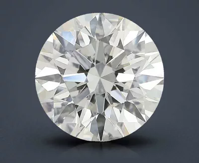 3.16ct K VVS1 Rare Carat Ideal Cut Round Diamond