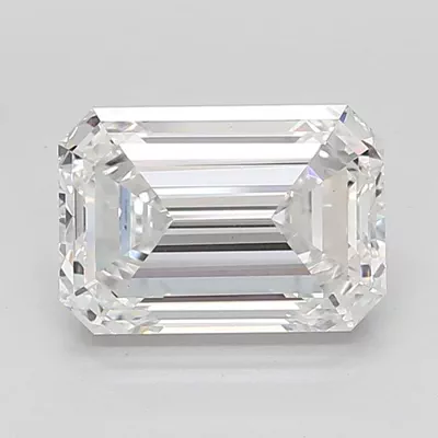 6.04ct E VS1 Rare Carat Ideal Cut Emerald Lab Grown Diamond