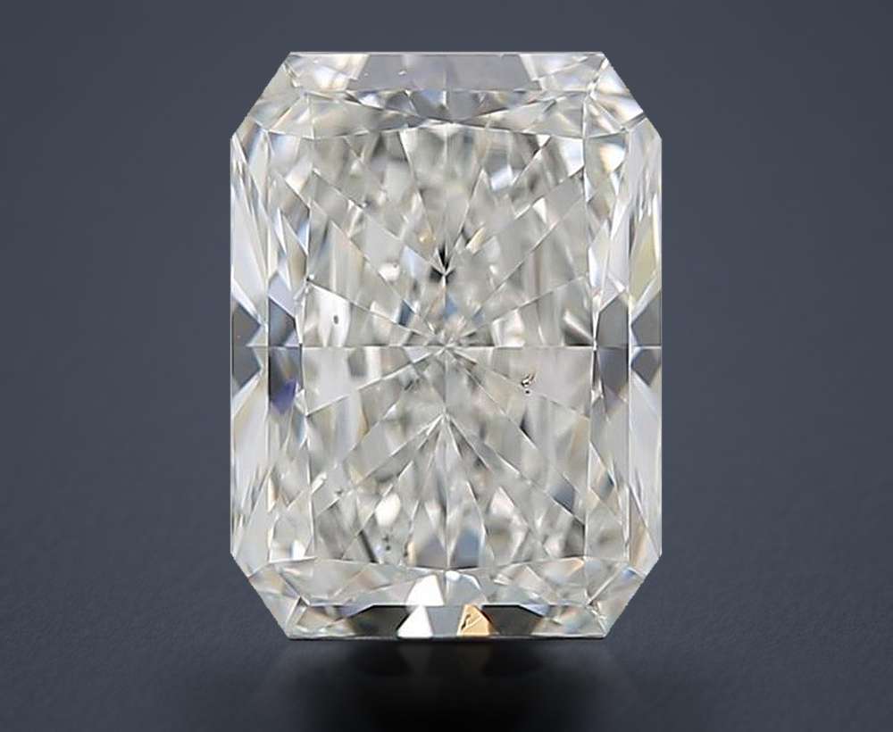 2.03ct I SI1 Rare Carat Ideal Cut Radiant Diamond