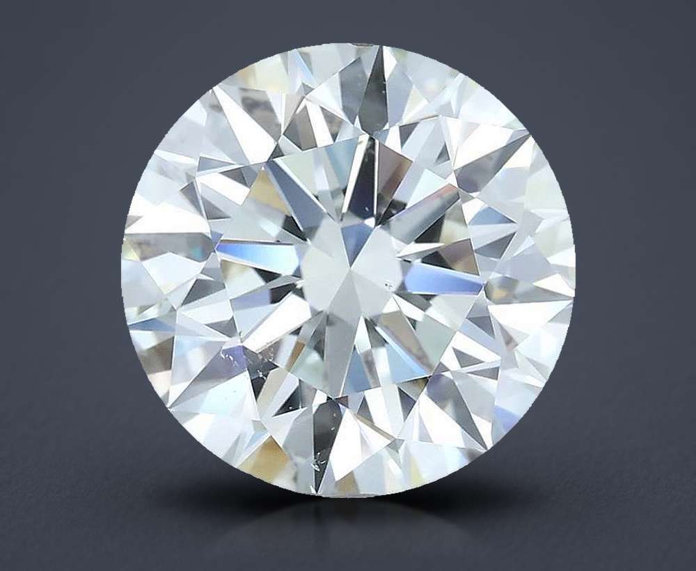 2.70ct J SI1 Rare Carat Ideal Cut Round Diamond