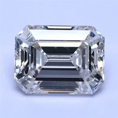 3.16ct I VS2 Rare Carat Ideal Cut Emerald Lab Grown Diamond