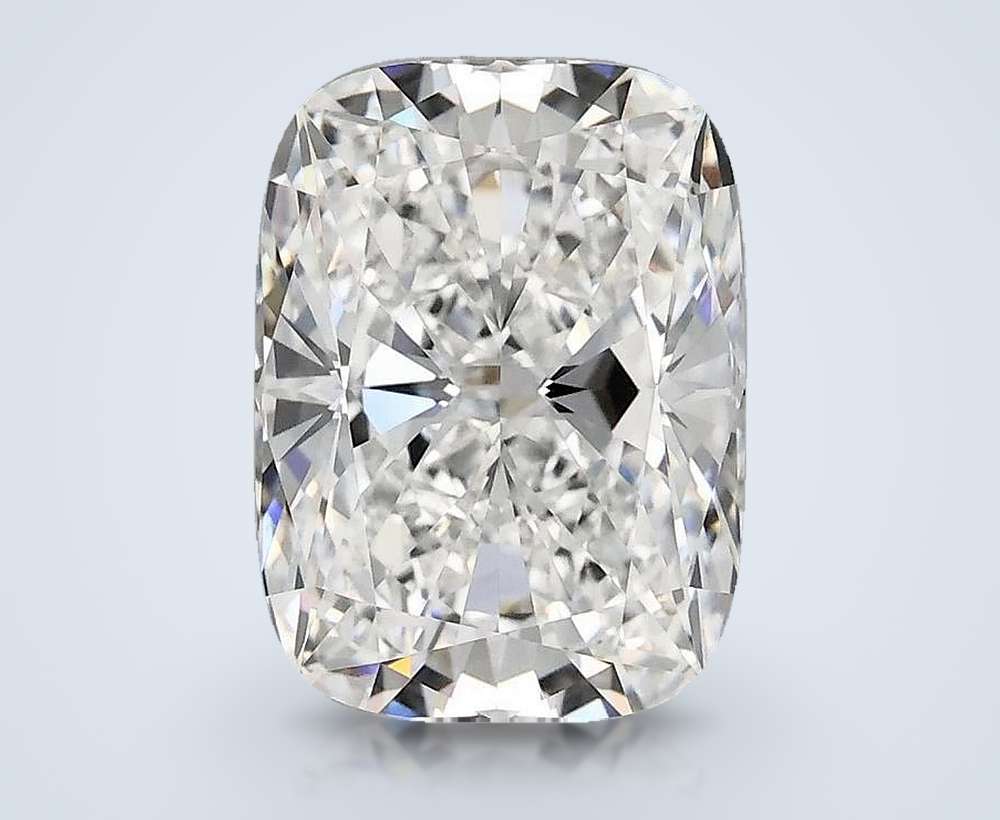 12.76ct E VVS2 Rare Carat Ideal Cut Cushion Lab Grown Diamond