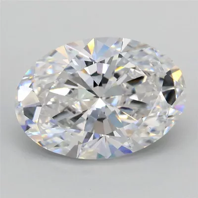 3.50ct D VS1 Rare Carat Ideal Cut Oval Lab Grown Diamond