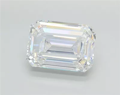 8.07ct F VS1 Excellent Cut Emerald Lab Grown Diamond